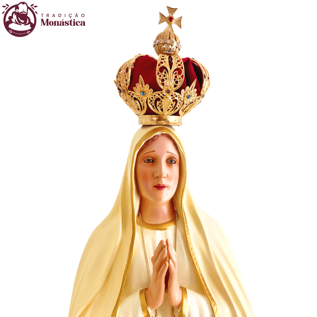 Imagem de Nossa Senhora de Fátima em Resina - 120cm - 3