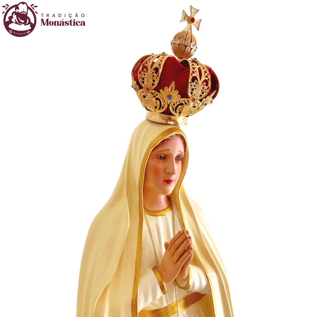 Imagem de Nossa Senhora de Fátima em Resina - 120cm - 4