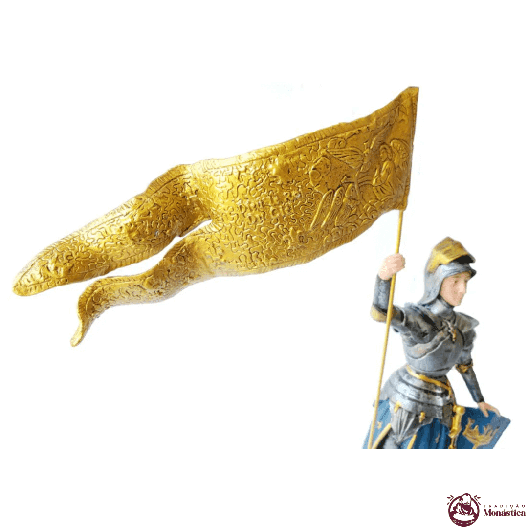 Imagem de Santa Joana D'Arc em Resina - 20cm - 4