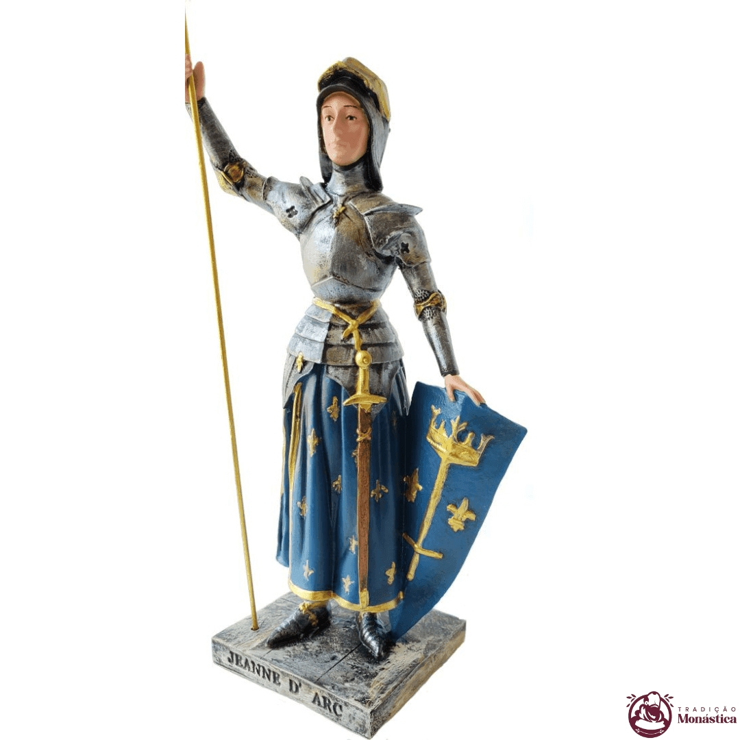 Imagem de Santa Joana D'Arc em Resina - 20cm - 3