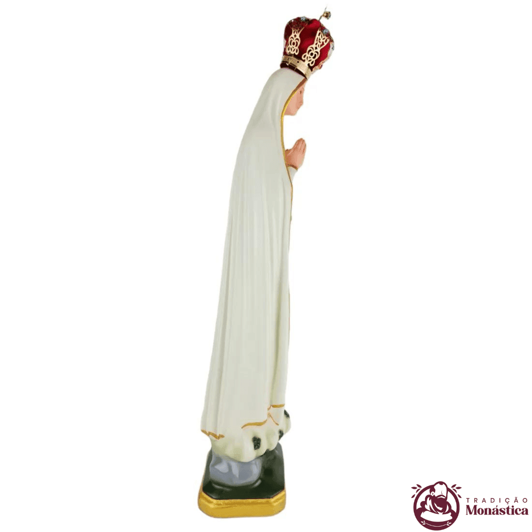 Imagem de Nossa Senhora de Fátima em Resina - 40cm - 4