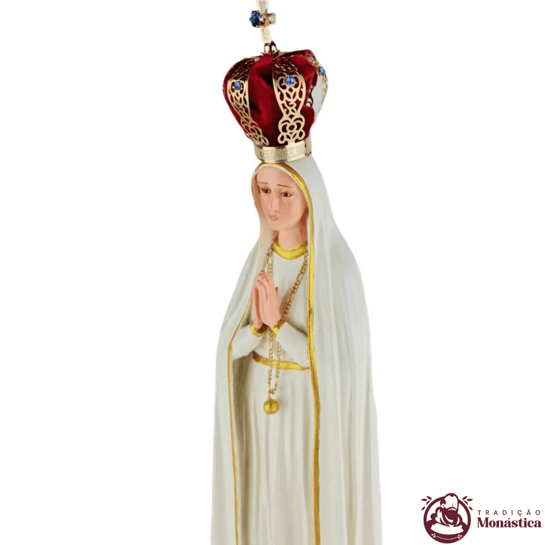Imagem de Nossa Senhora de Fátima em Resina - 40cm - 3