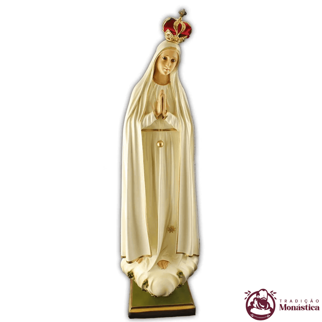Imagem de Nossa Senhora de Fátima em Resina - 70cm - 1