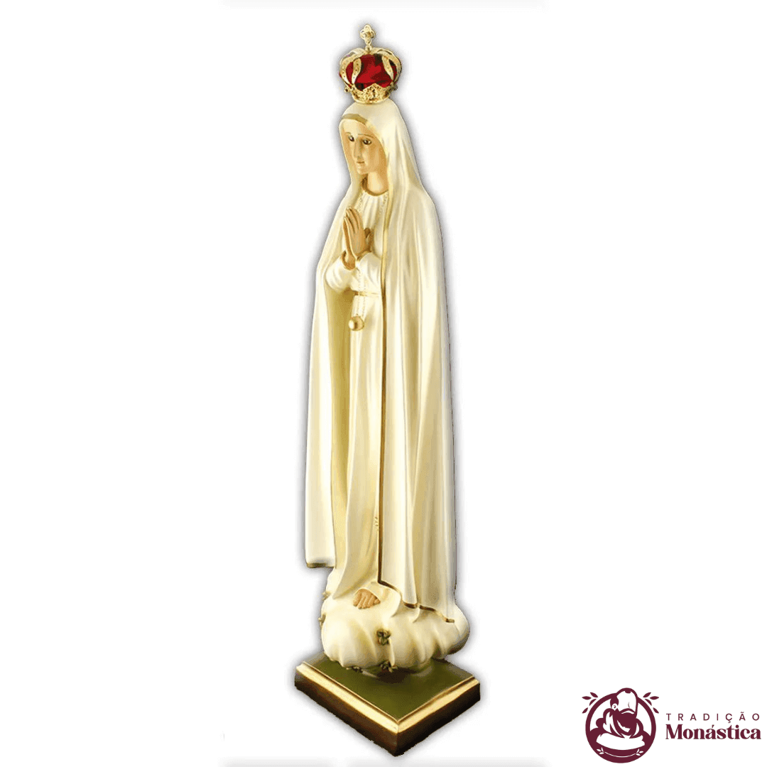 Imagem de Nossa Senhora de Fátima em Resina - 70cm - 2