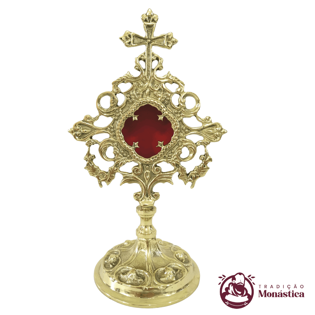 Relicário Dourado Trabalhado - 30cm - 1