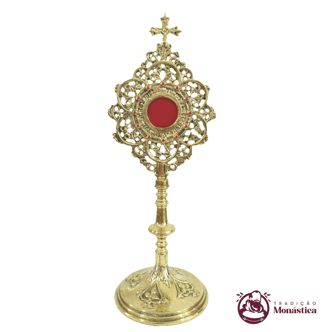Relicário de Bronze Trabalhado - 32cm - 1