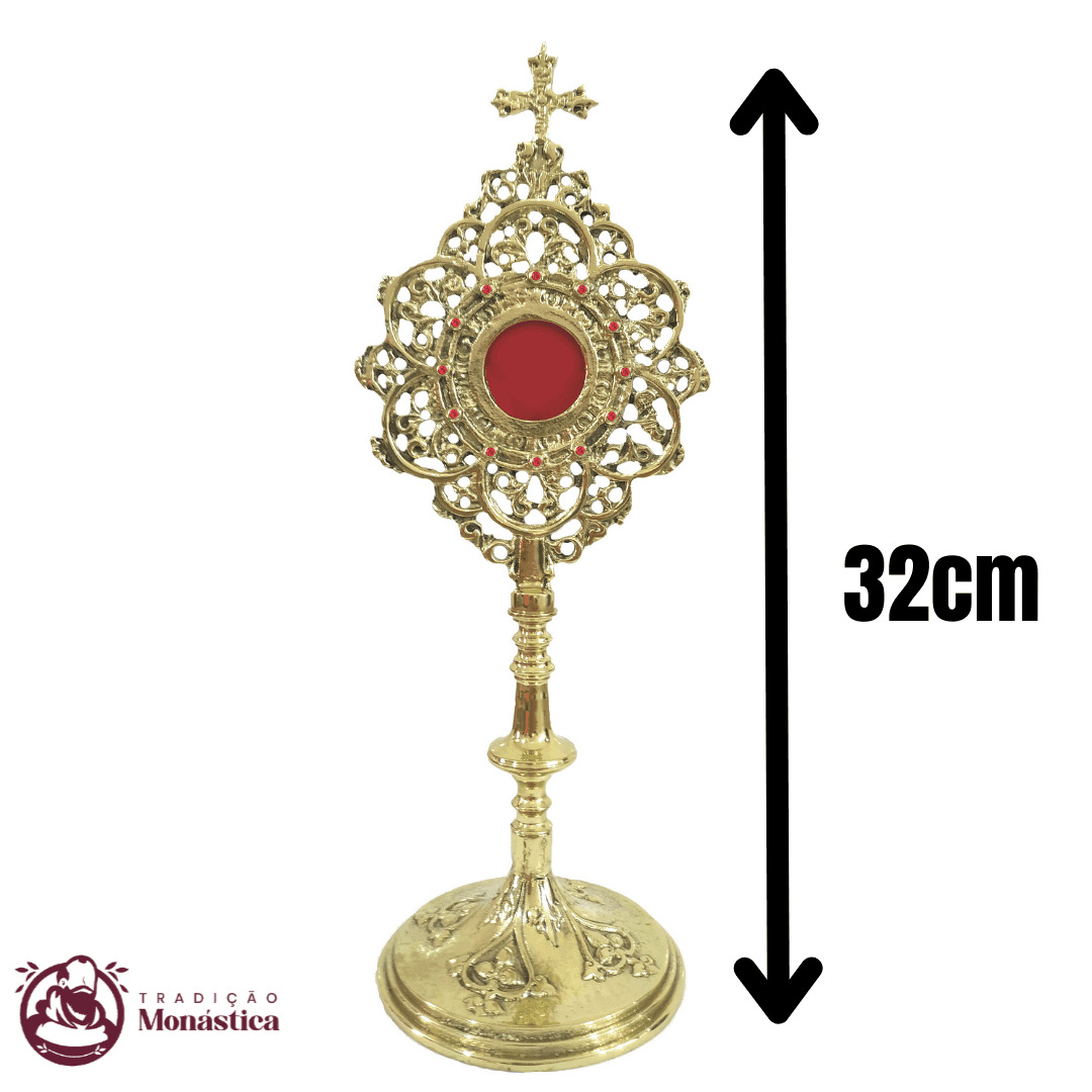Relicário de Bronze Trabalhado - 32cm - 2
