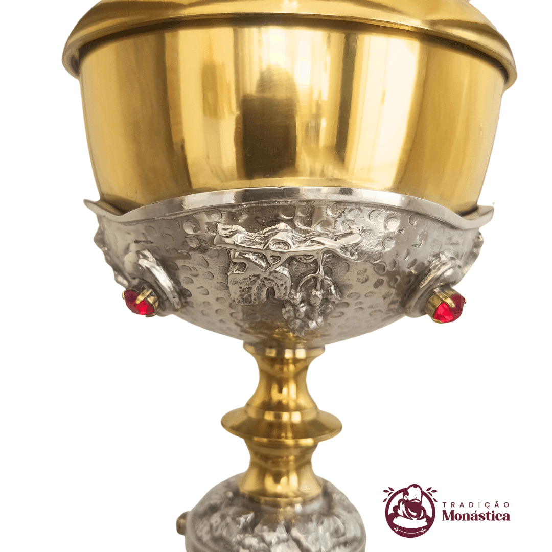 Âmbula com Detalhes de Anjos - Banhada em Ouro - 2