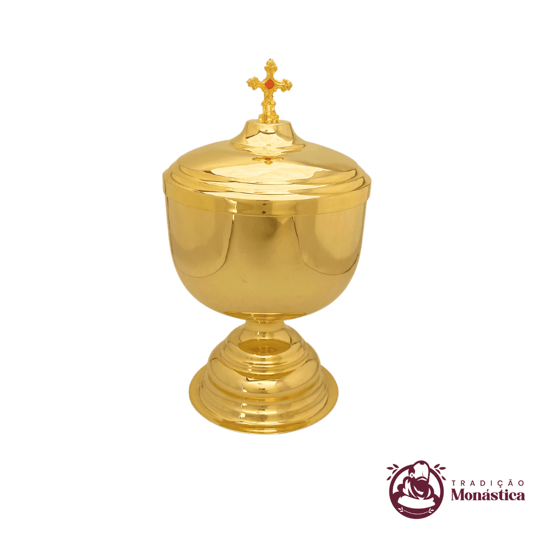 Âmbula de Distribuição Grande com Tampa - Ouro Âmbula de Distribuição Grande com Tampa - Ouro