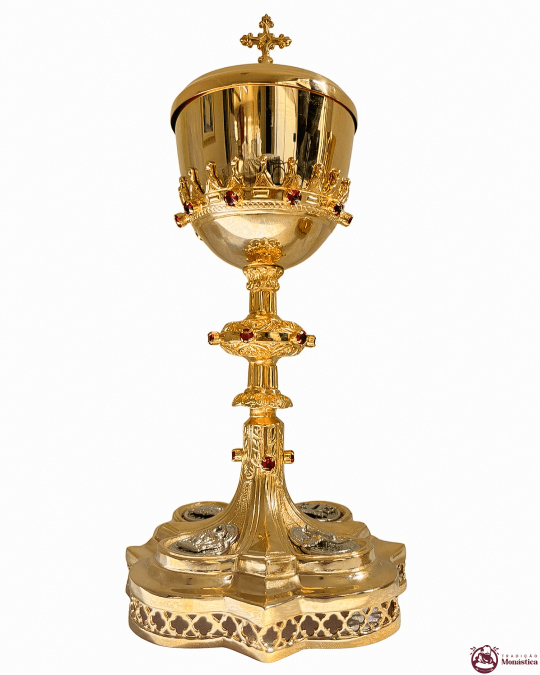 Âmbula Gótica Trabalhada em Ouro - 1
