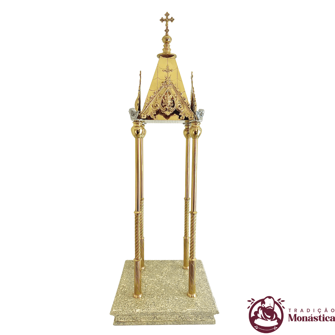 Baldaquino em Bronze e Resina - 135cm - 1