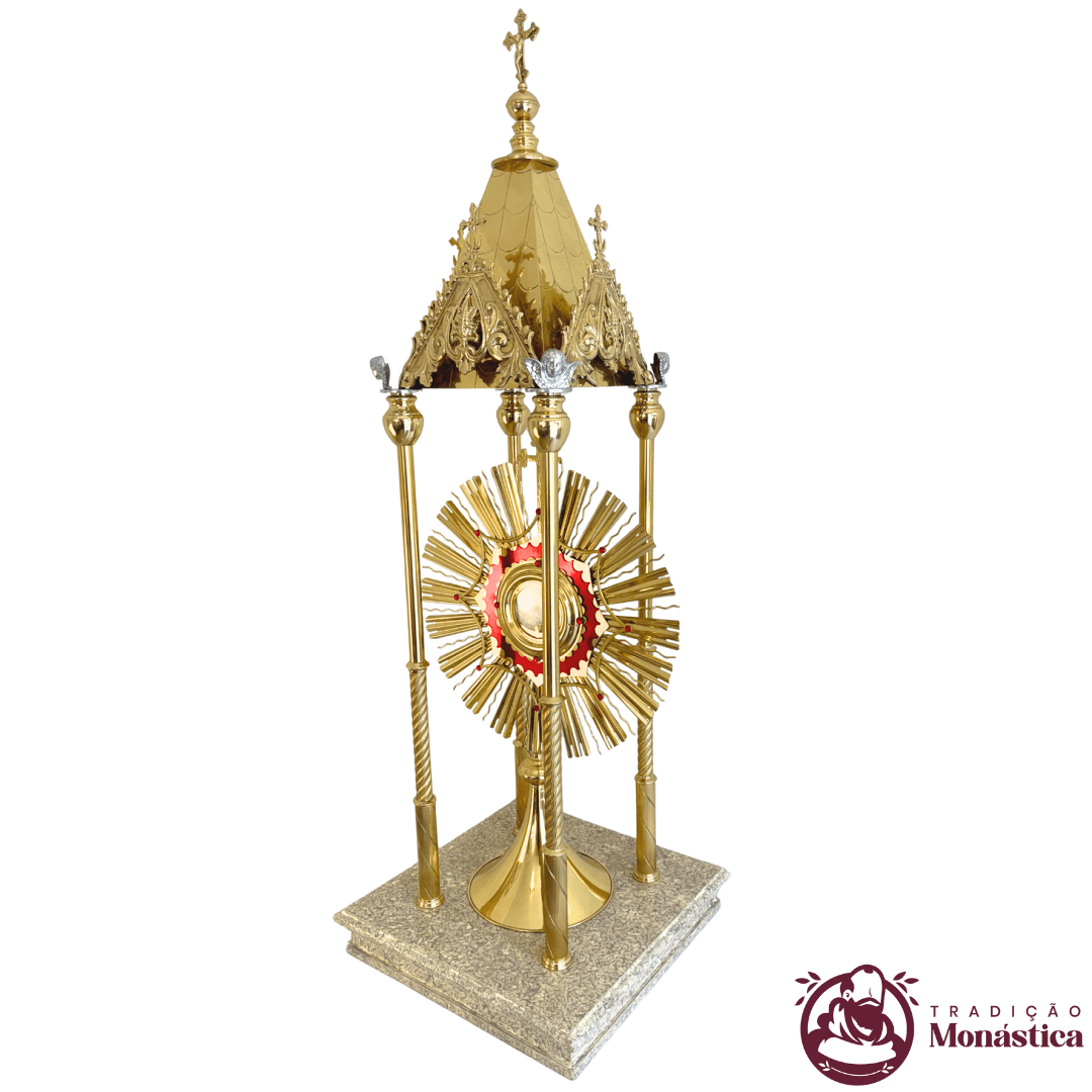 Baldaquino em Bronze e Resina - 135cm - 5
