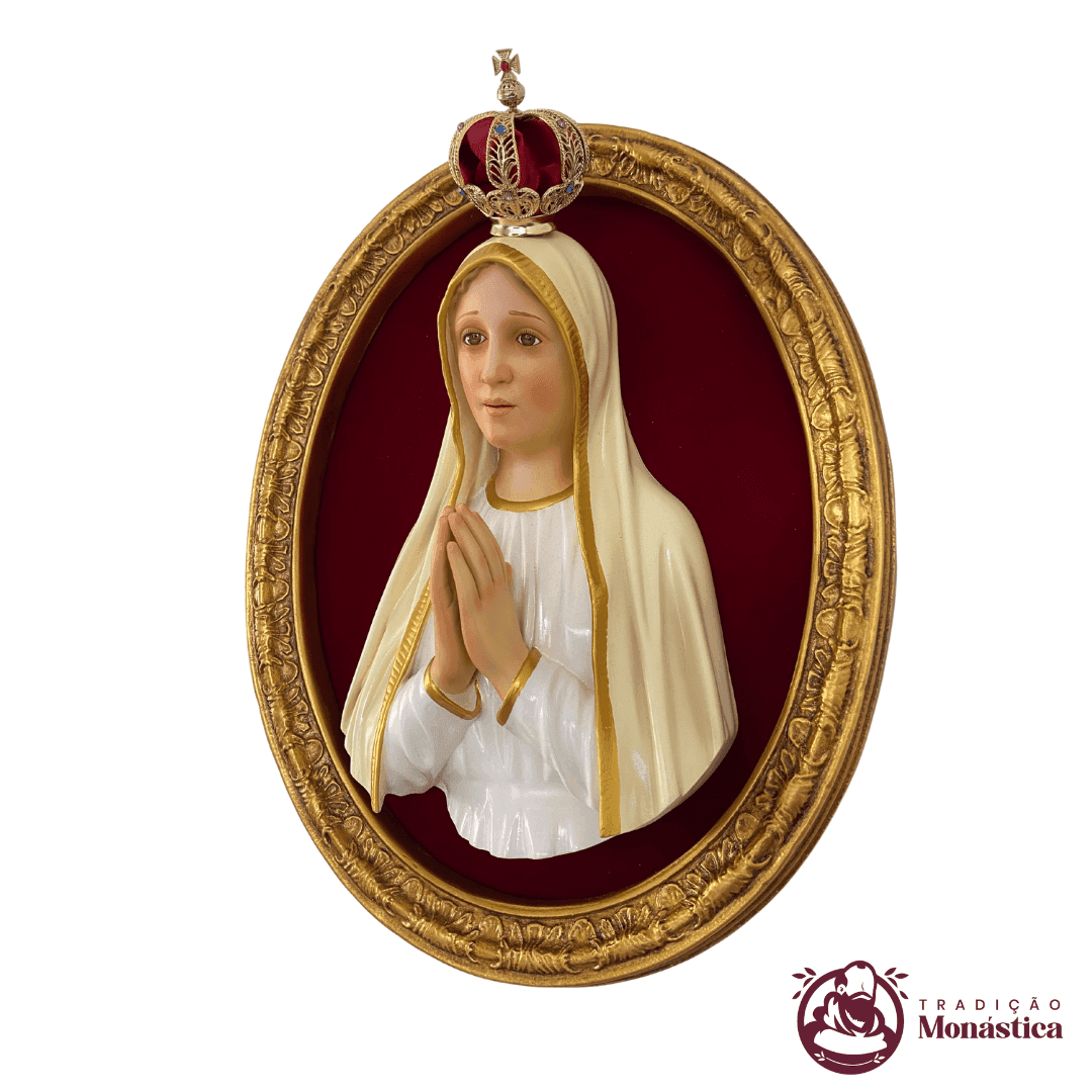 Busto de Nossa Senhora de Fátima em Resina - 3