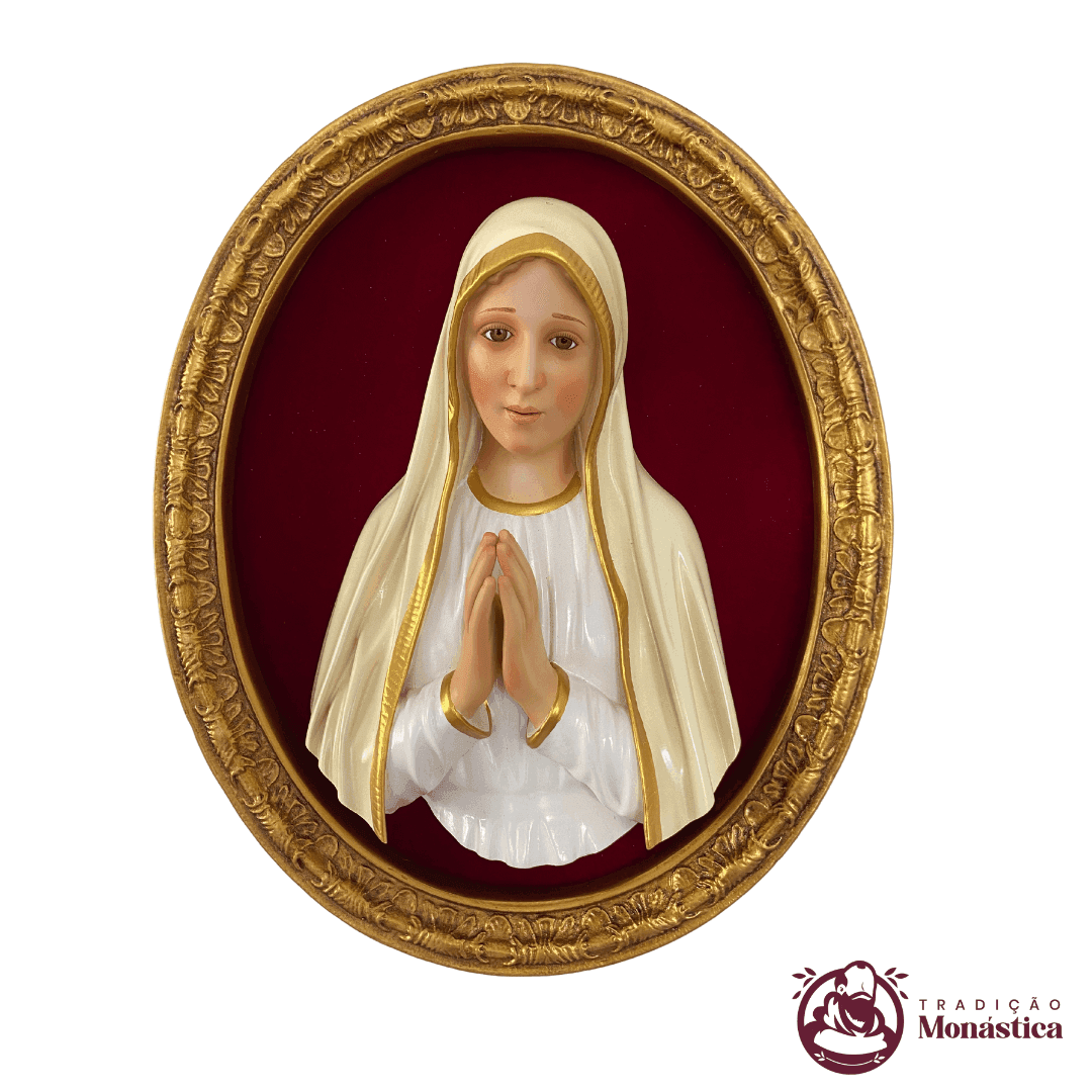 Busto de Nossa Senhora de Fátima em Resina - 5