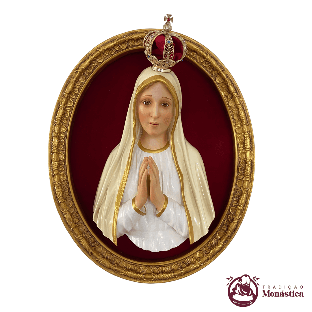 Busto de Nossa Senhora de Fátima em Resina - 1