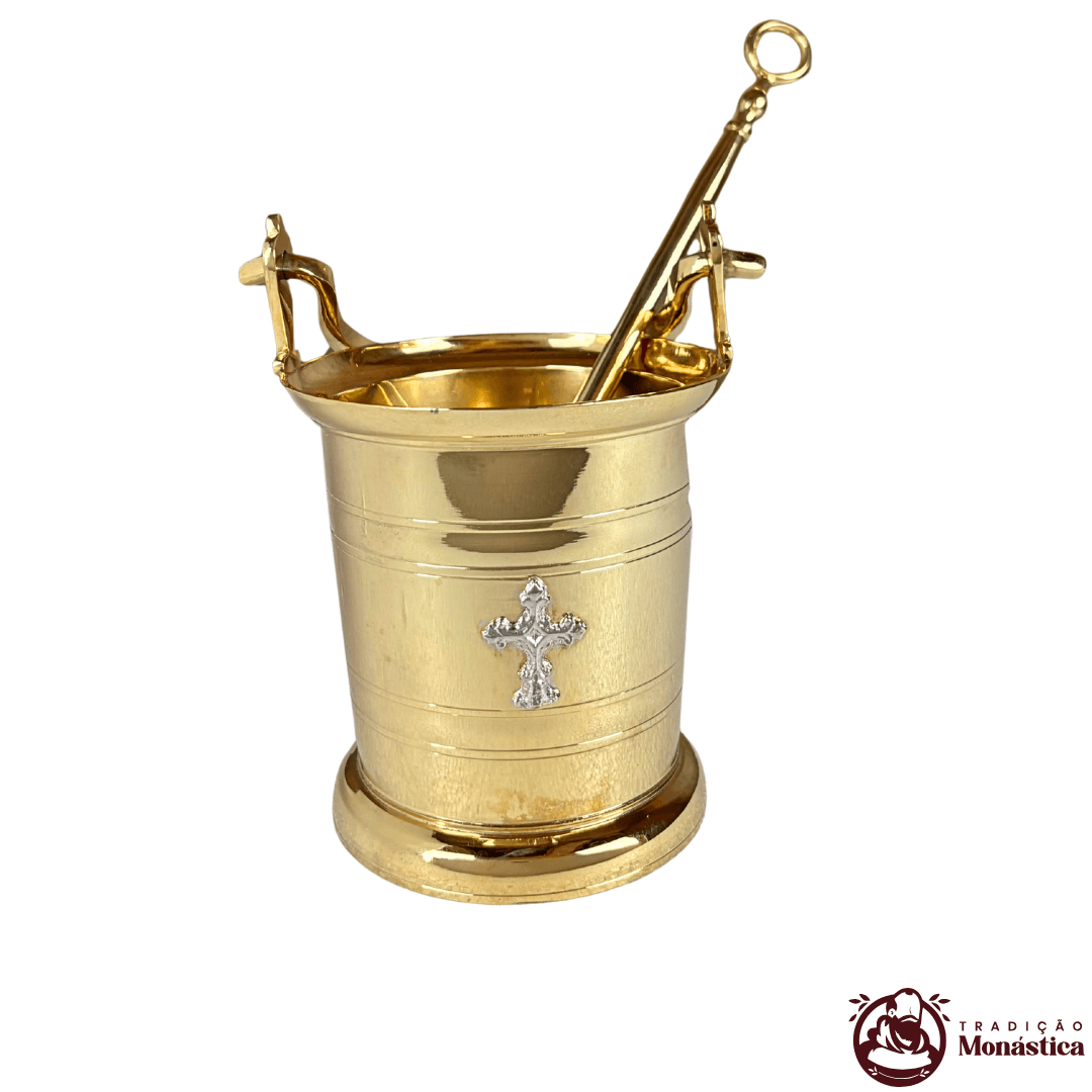 Conjunto de Aspersório Pequeno em Ouro - 2