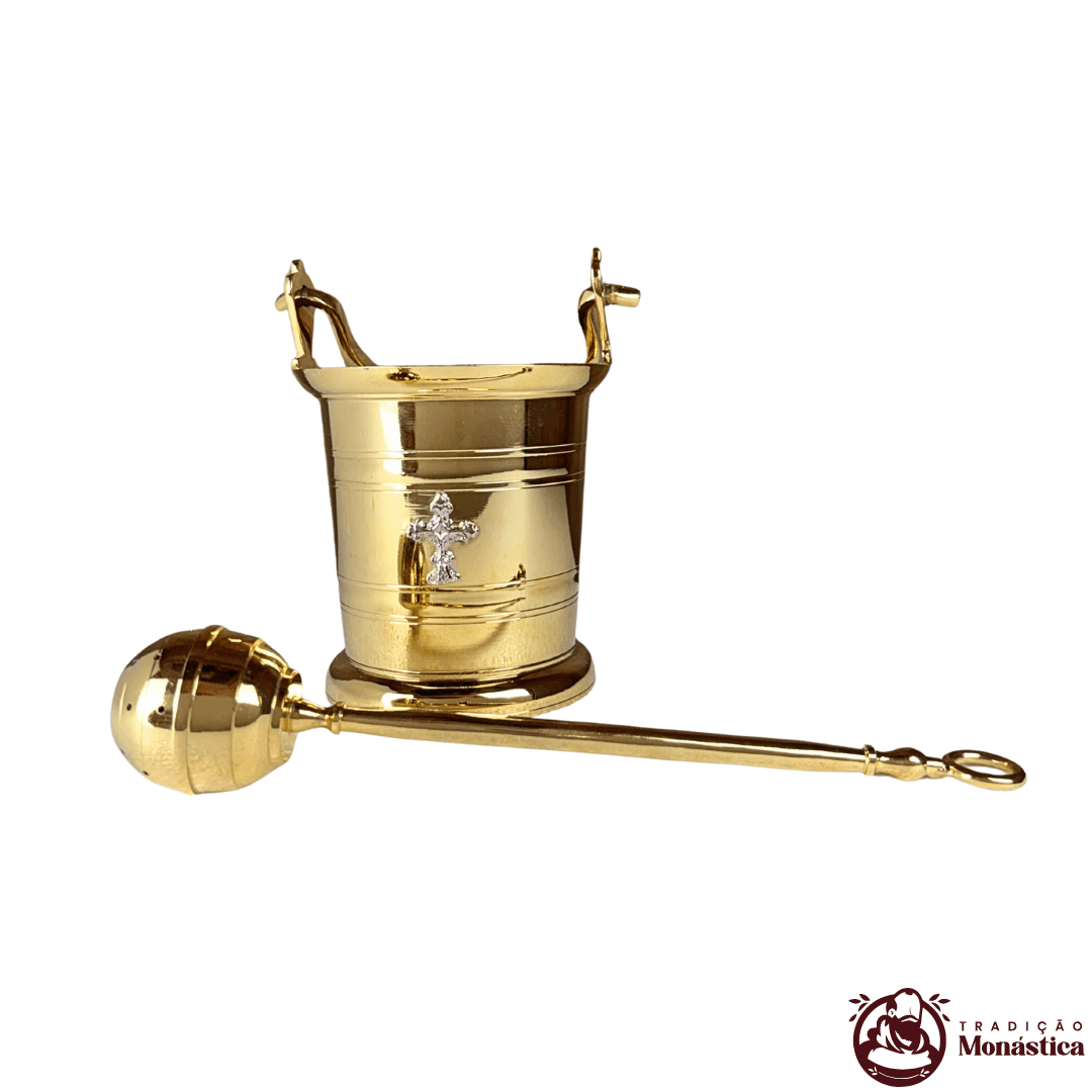 Conjunto de Aspersório Pequeno em Ouro - 1