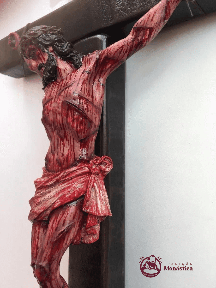 Crucifixo Realista de Parede 50cm - 2