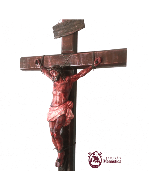 Crucifixo Realista de Parede 120cm Crucifixo Realista de Parede 120cm