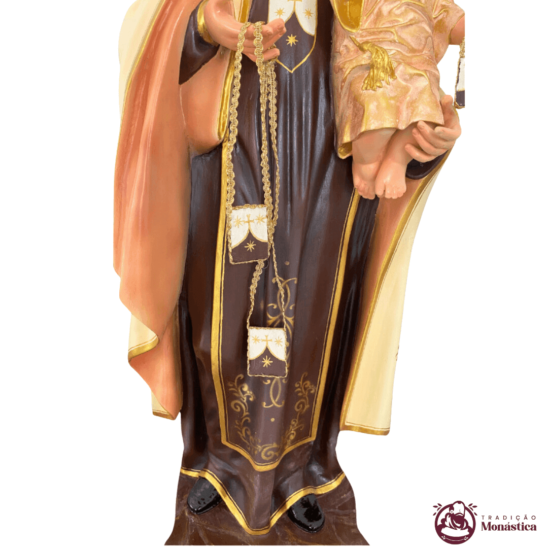 Imagem de Nossa Senhora do Carmo em Resina - 80cm - 5