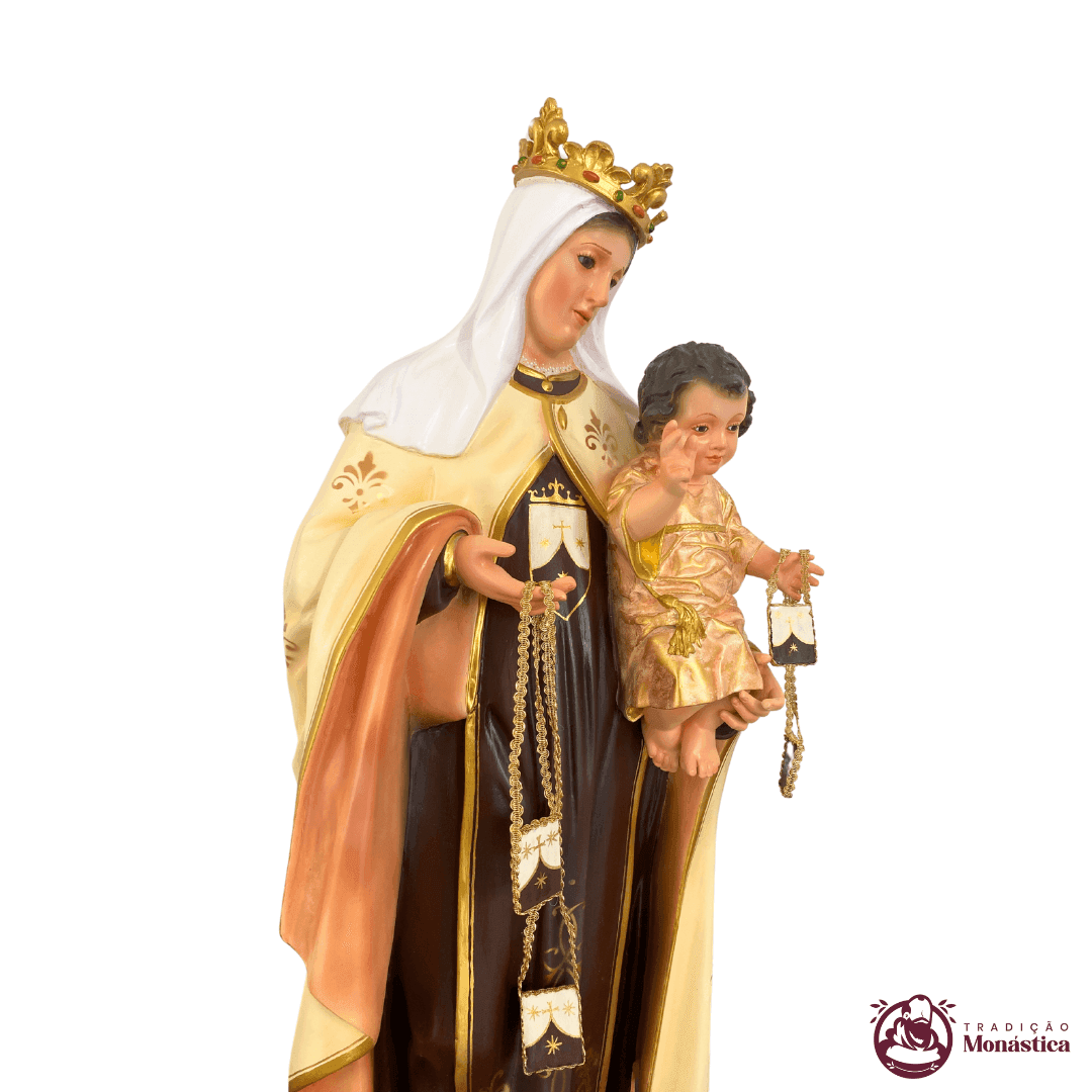 Imagem de Nossa Senhora do Carmo em Resina - 80cm - 4