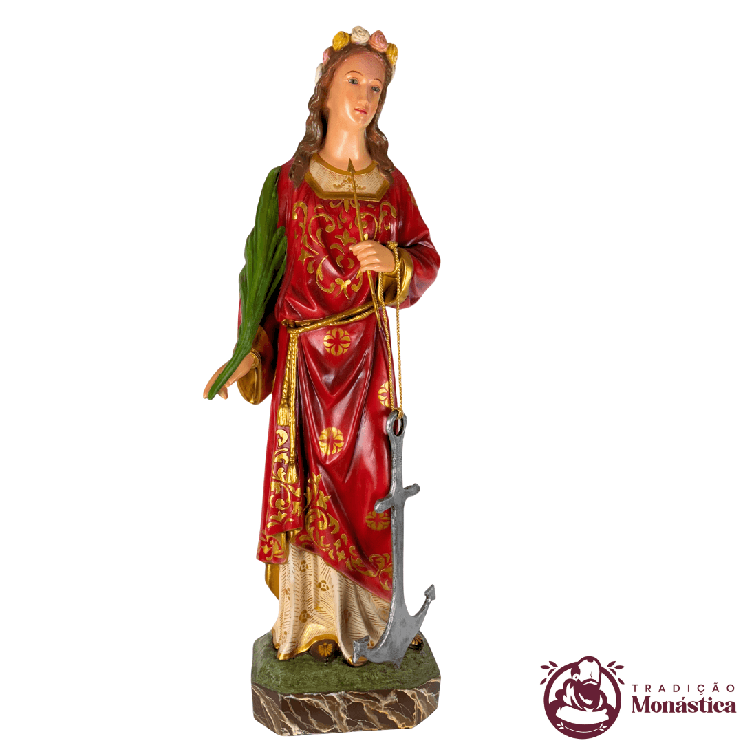 Imagem de Santa Filomena em Resina - 110cm Imagem de Santa Filomena em Resina - 110cm