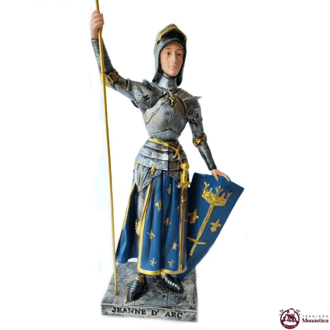 Imagem de Santa Joana D'Arc em Resina - 20cm Imagem de Santa Joana D'Arc em Resina - 20cm