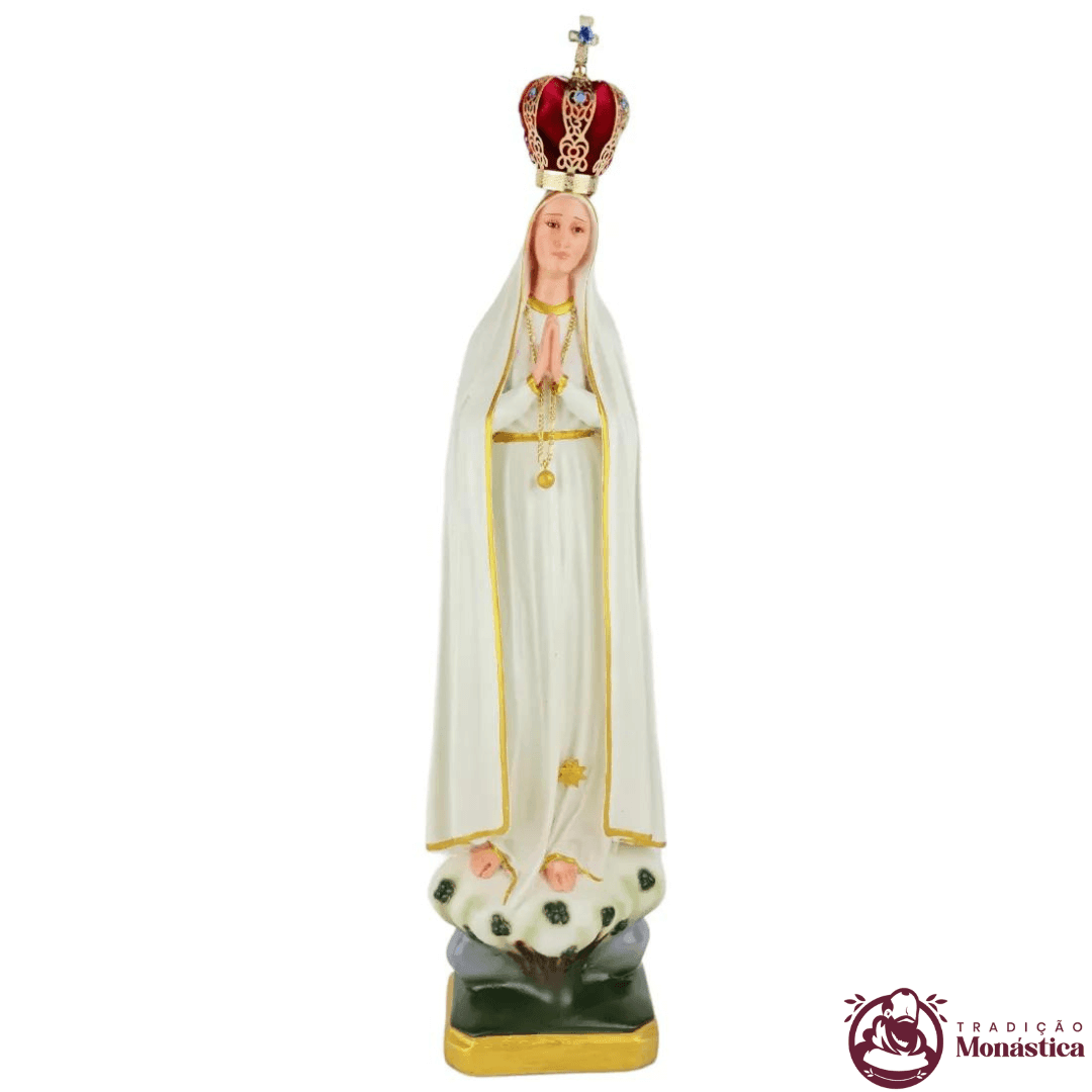 Imagem de Nossa Senhora de Fátima em Resina - 40cm Imagem de Nossa Senhora de Fátima em Resina - 40cm