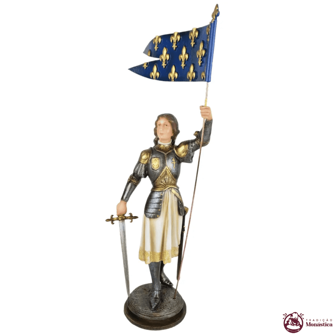 Imagem de Santa Joana D'Arc em Resina - 35cm - 1