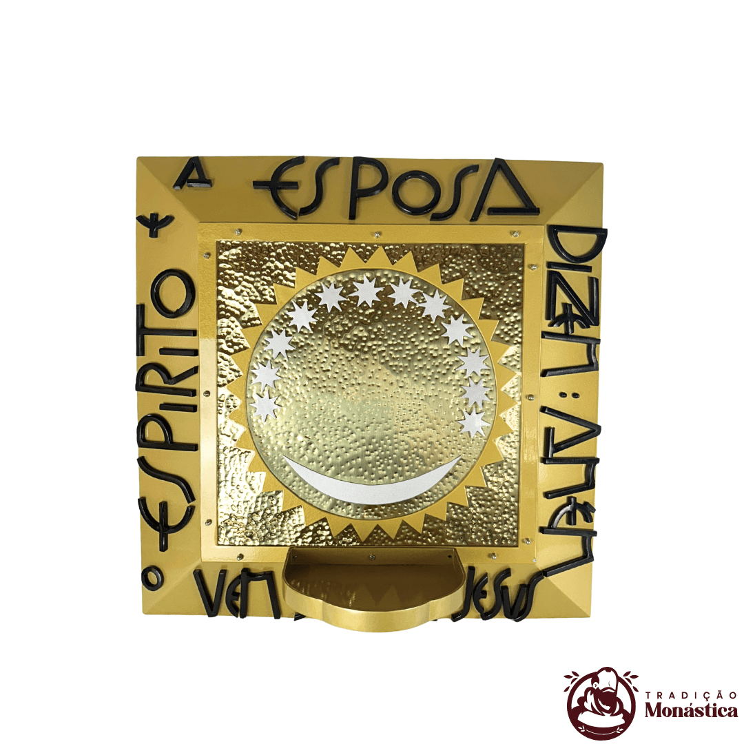 Nicho de Nossa Senhora Aparecida em Metal - 60x60cm Nicho de Nossa Senhora Aparecida em Metal - 60x60cm