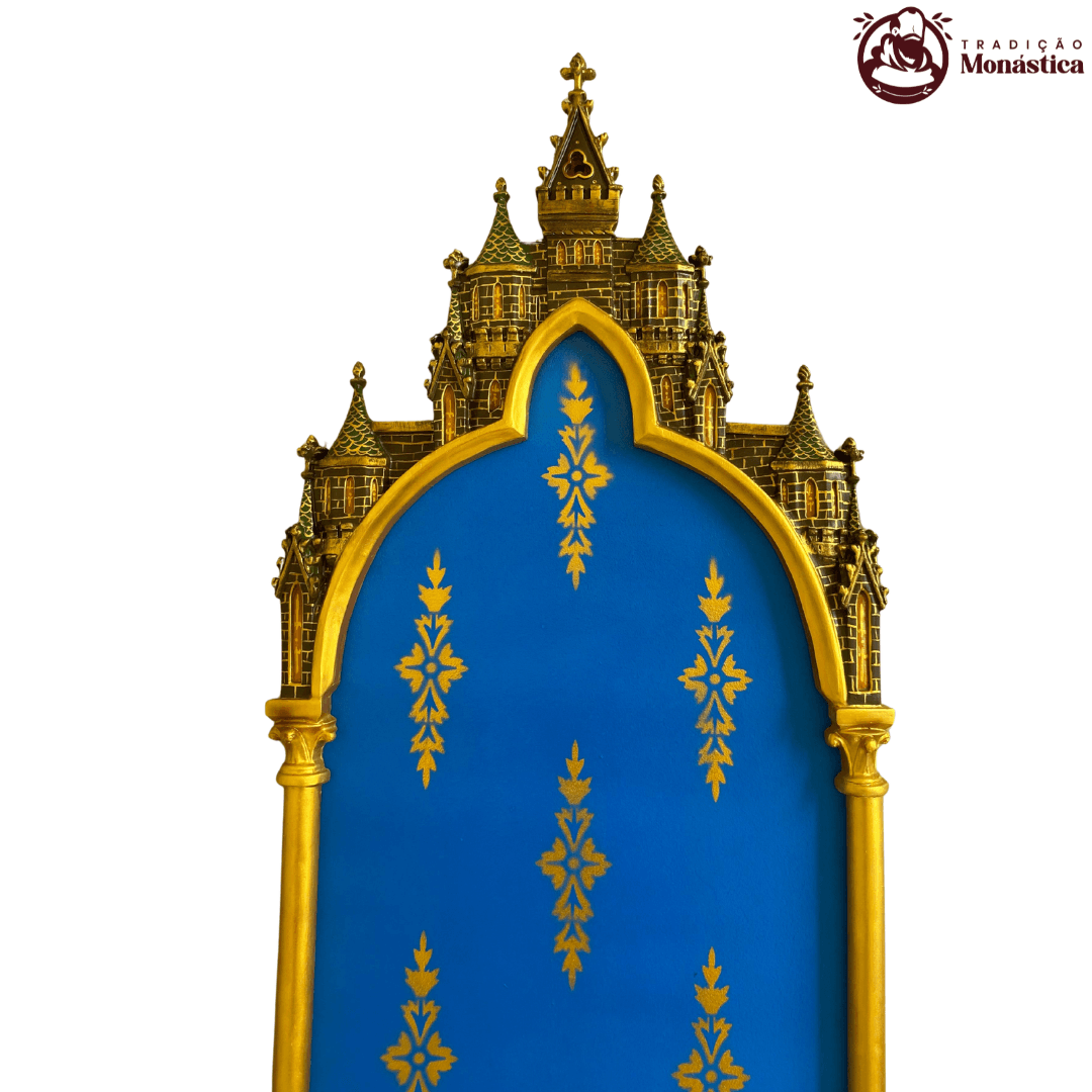 Peanha Oratório Gótica Castelo em Resina - 70 a 100cm - 2