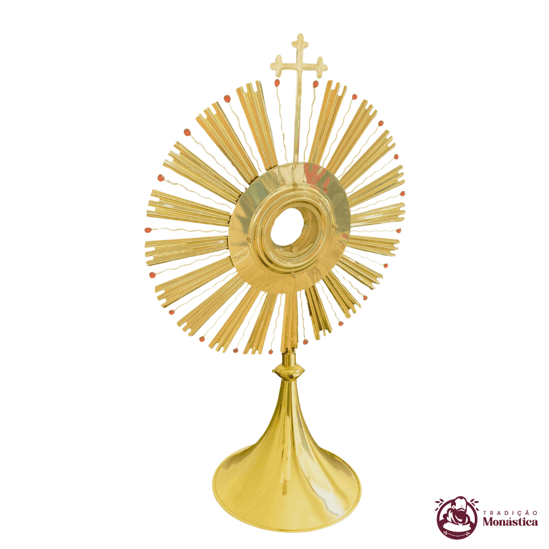 Ostensório Dourado em Latão - 71cm - 3