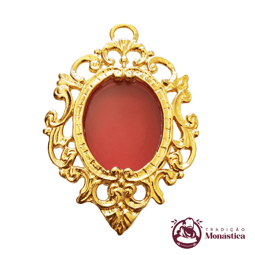 Teca Grande Banhada em Ouro para Relíquias Teca Grande Banhada em Ouro para Relíquias