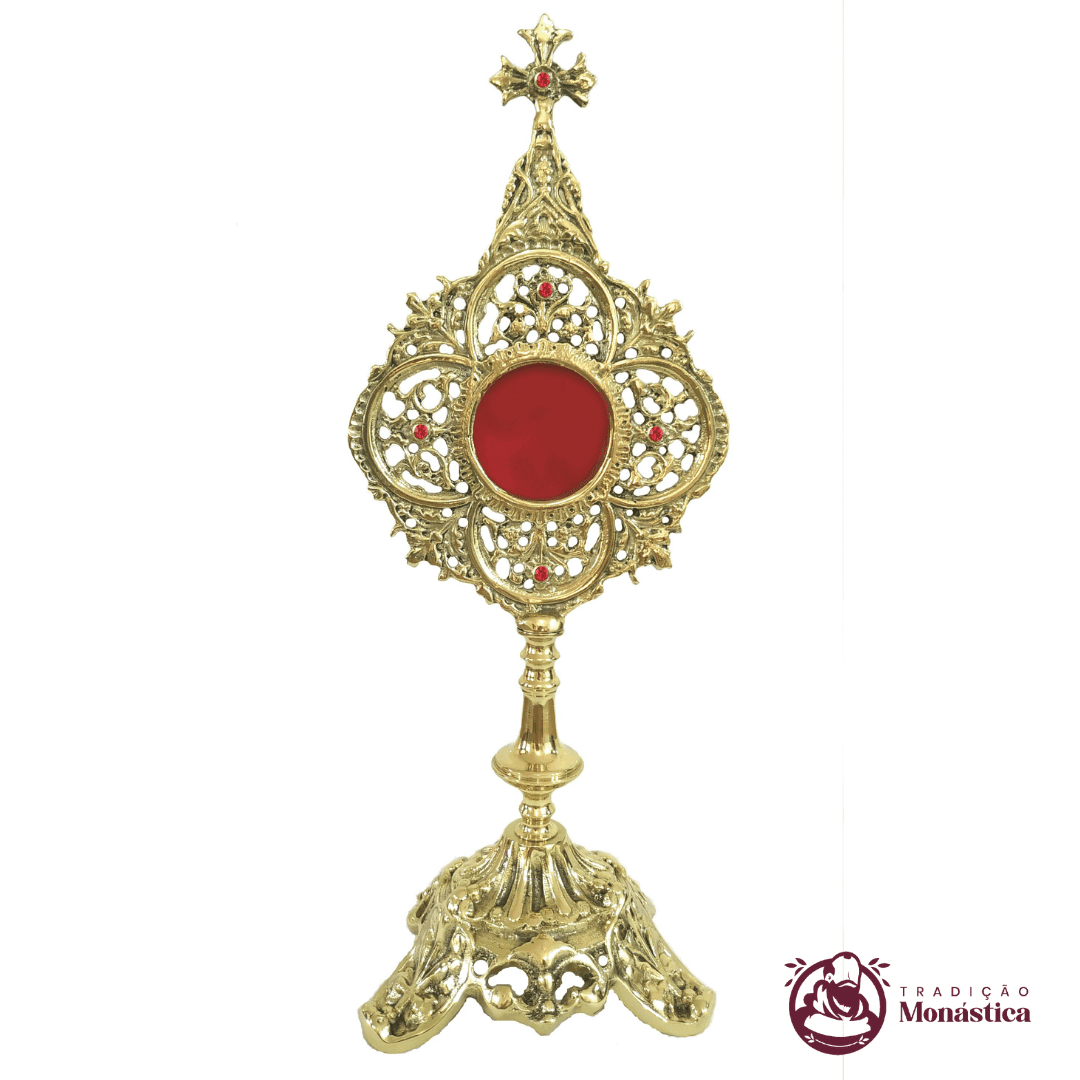 Relicário de Bronze Trabalhado - 34cm - 1